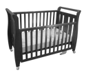 Babyworth Urban Sleigh Cot Optioned With Mattress - Babyworth