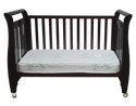 Babyworth Urban Sleigh Cot Optioned With Mattress - Babyworth