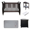 Babyworth Urban Sleigh Cot+Change Table+Chest With Changing Top Option With Mattress - Babyworth