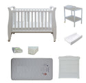 Babyworth Urban Sleigh Cot+Change Table+Chest With Changing Top Option With Mattress - Babyworth