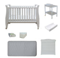 Babyworth Urban Sleigh Cot+Change Table+Chest With Changing Top Option With Mattress - Babyworth