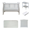 Babyworth Urban Sleigh Cot+Change Table+Chest With Changing Top Option With Mattress - Babyworth