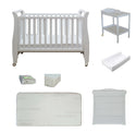 Babyworth Urban Sleigh Cot+Change Table+Chest With Changing Top Option With Mattress - Babyworth