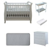 Babyworth Urban Sleigh Cot With Drawer+Chest +Change Table+Optioned With Mattress - Babyworth