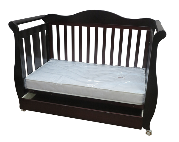 Babyworth Imperial Sleigh Cot With Drawer+Maxi Cosi Vita Car Seat+Luxi Pram Package - Babyworth