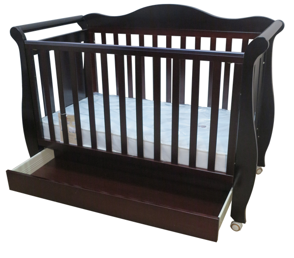 Babyworth Imperial Sleigh Cot With Drawer+Maxi Cosi Vita Car Seat+Luxi Pram Package - Babyworth