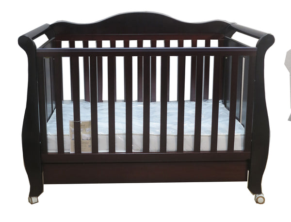 Babyworth  B5R Royal Sleigh Cot With Mattress - Babyworth
