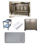 Babyworth Imperial Sleigh Cot Change Table Chest Package - Babyworth