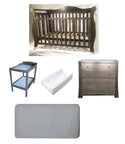 Babyworth Imperial Sleigh Cot Change Table Chest Package - Babyworth