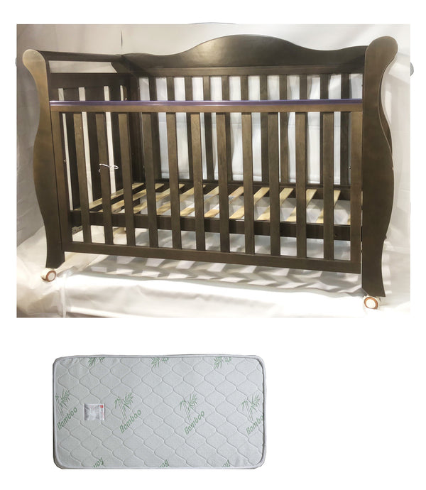Babyworth  Imperial Sleigh Cot With Mattress - Babyworth
