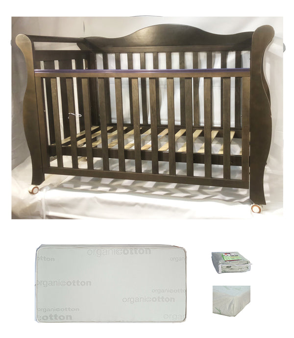 Babyworth  Imperial Sleigh Cot With Mattress - Babyworth