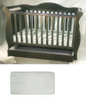 Babyworth  Imperial Sleigh Cot With Drawer And Mattress - Babyworth