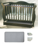 Babyworth  Imperial Sleigh Cot With Drawer And Mattress - Babyworth