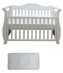Babyworth  Imperial Sleigh Cot With Mattress - Babyworth