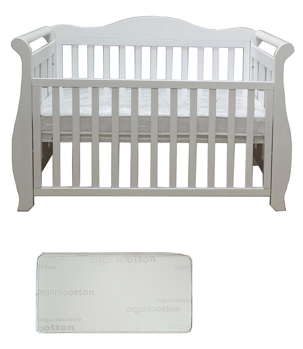 Babyworth  Imperial Sleigh Cot With Mattress - Babyworth