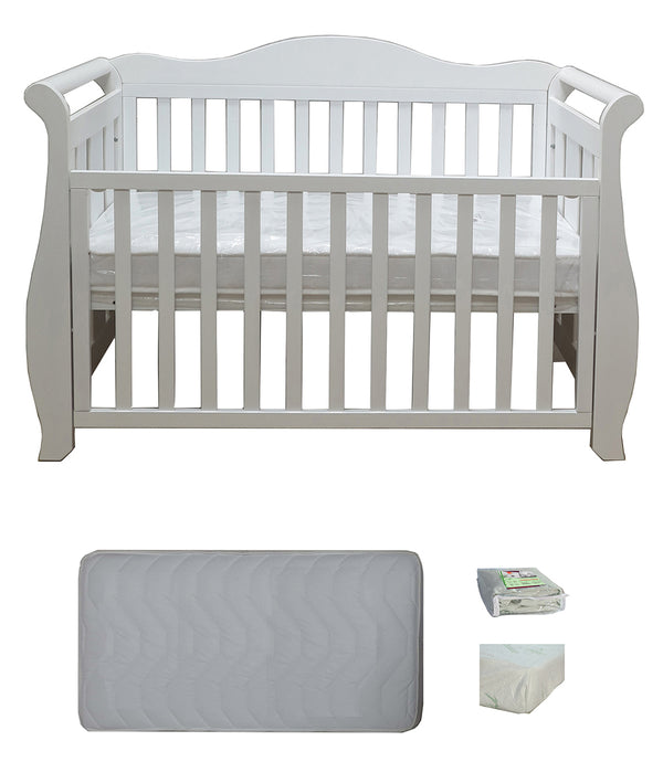 Babyworth  Imperial Sleigh Cot With Mattress - Babyworth
