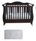Babyworth  Imperial Sleigh Cot With Mattress - Babyworth