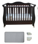 Babyworth  Imperial Sleigh Cot With Mattress - Babyworth
