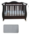Babyworth  Imperial Sleigh Cot With Drawer And Mattress - Babyworth