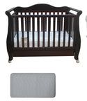 Babyworth  Imperial Sleigh Cot With Drawer And Mattress - Babyworth