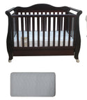 Babyworth  Imperial Sleigh Cot With Mattress - Babyworth