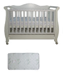 Babyworth  Imperial Sleigh Cot With Drawer And Mattress - Babyworth