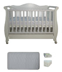 Babyworth  Imperial Sleigh Cot With Drawer And Mattress - Babyworth