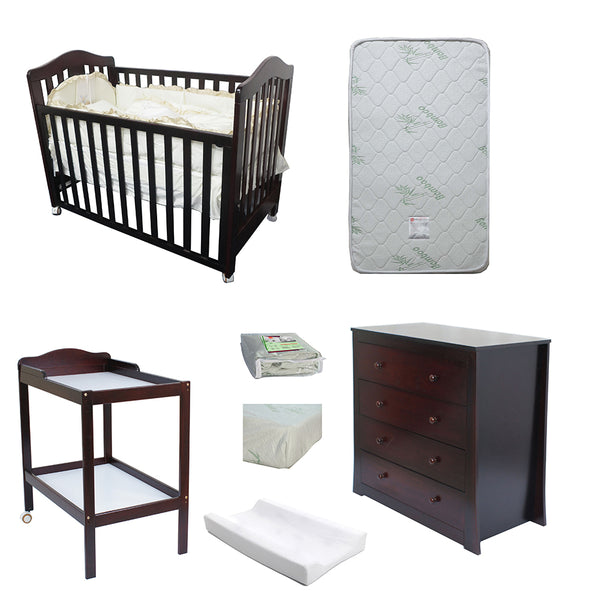 Babyworth Classic Cot Change Table Chest Package - Babyworth