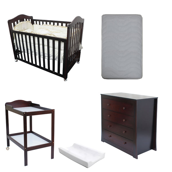 Babyworth B2 Classic Cot Change Table Chest Package - Babyworth