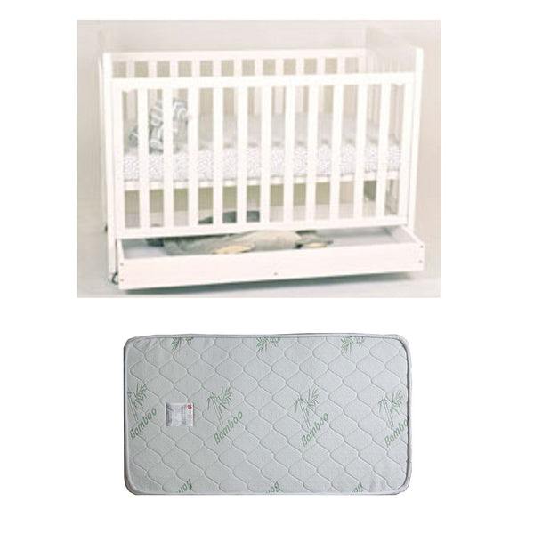 Babyworth Pioneer Cot  With Drawer Option With Mattress - Babyworth