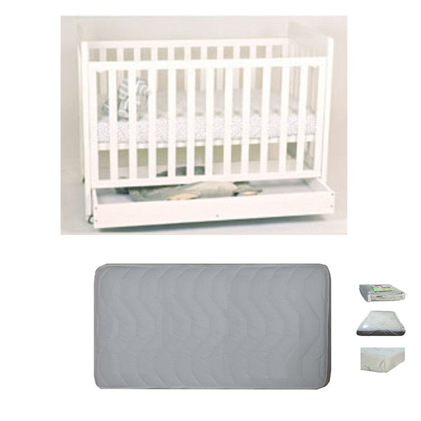 Babyworth Pioneer Cot  With Drawer Option With Mattress - Babyworth