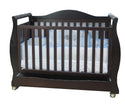 Babyworth Royal Sleigh Cot  with Drawer and Mattress - Babyworth