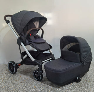 Babyworth Luxi Newborn Stroller Pram with Carry Cot/Bassinet - Ideal Travel System Package for Newborns - Babyworth