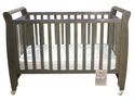 Babyworth Urban Sleigh Cot Optioned With Mattress - Babyworth