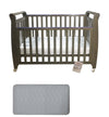 Babyworth Urban Sleigh Cot Optioned With Mattress - Babyworth