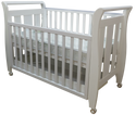 Babyworth Urban Sleigh Cot with Drawer & Mattress - Babyworth