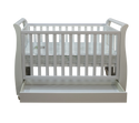 Babyworth Urban Sleigh Cot with Drawer & Mattress - Babyworth