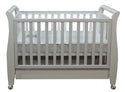 Babyworth  B4+DR Urban Sleigh Cot with Drawer & Mattress - Babyworth