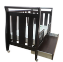 Babyworth Urban Sleigh Cot With Drawer+Chest +Change Table+Optioned With Mattress - Babyworth