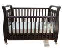 Babyworth Urban Sleigh Cot with Drawer & Mattress - Babyworth