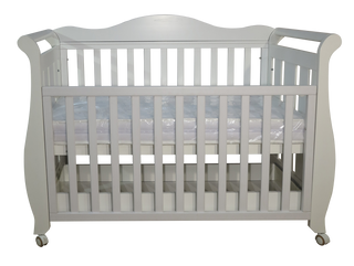 Babyworth  Imperial Sleigh Cot With Drawer And Mattress - Babyworth
