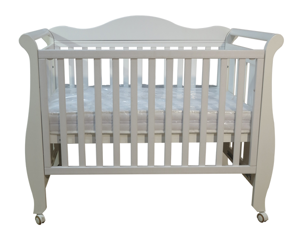 Babyworth  Imperial Sleigh Cot With Drawer And Mattress - Babyworth