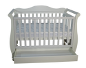 Babyworth  Imperial Sleigh Cot With Drawer And Mattress - Babyworth