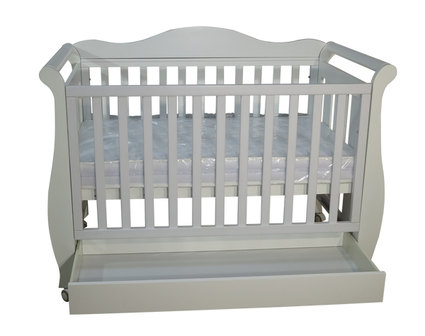 Babyworth Imperial Sleigh Cot With Drawer+Maxi Cosi Vita Car Seat+Luxi Pram Package - Babyworth