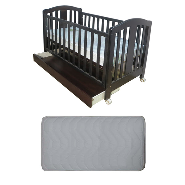 Babyworth Classic Cot With Drawer Option With Mattress - Babyworth