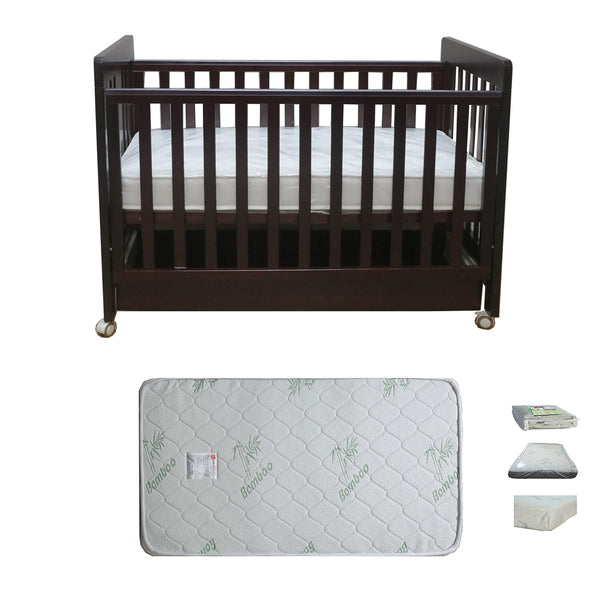 Babyworth Pioneer Cot  With Drawer Option With Mattress - Babyworth