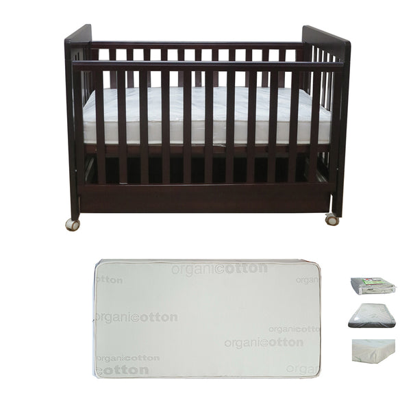 Babyworth Pioneer Cot  With Drawer Option With Mattress - Babyworth