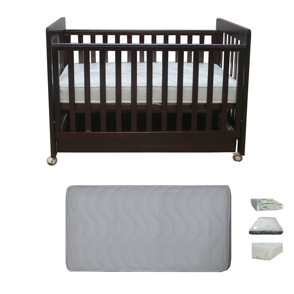 Babyworth Pioneer Cot  With Drawer Option With Mattress - Babyworth
