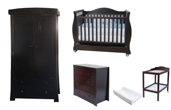 Babyworth Royal Sleigh Cot Change Table Chest Robe - Babyworth