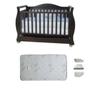 Babyworth Royal Sleigh Cot  with Drawer and Mattress - Babyworth